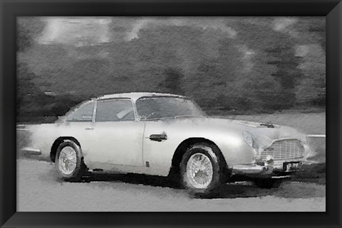 Framed Aston Martin DB5 Print