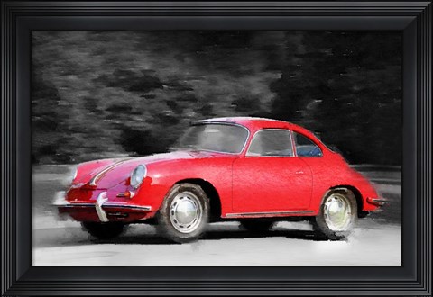 Framed 1963 Porsche 356 C Print