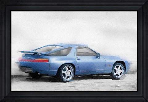 Framed Porsche 928 Print