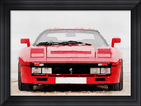 Framed 1980 Ferrari 288 GTO Front Print