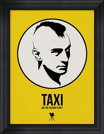 Framed Taxi 1 Print