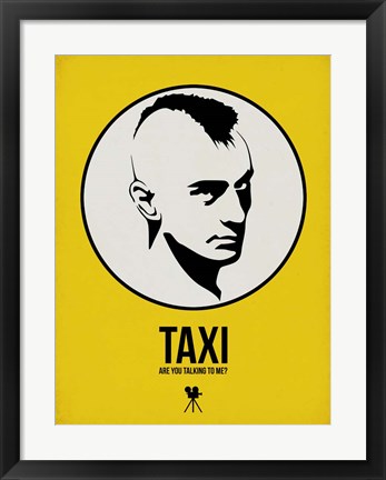 Framed Taxi 1 Print