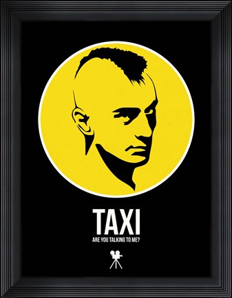 Framed Taxi 2 Print