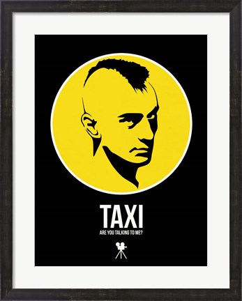 Framed Taxi 2 Print