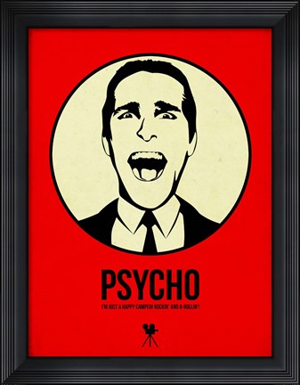 Framed Psycho 1 Print