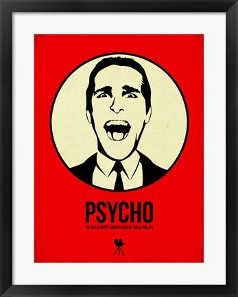 Framed Psycho 1 Print