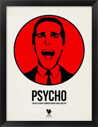 Framed Psycho 2 Print