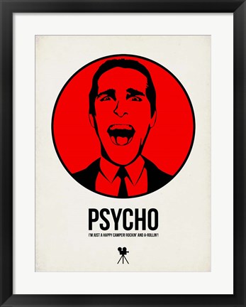 Framed Psycho 2 Print