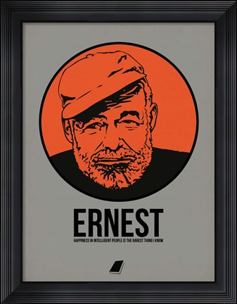 Framed Ernest 1 Print