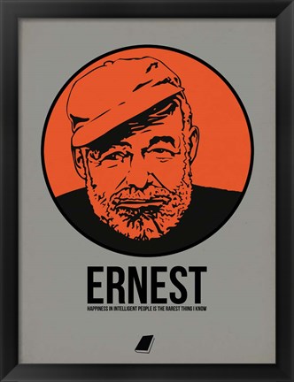 Framed Ernest 1 Print