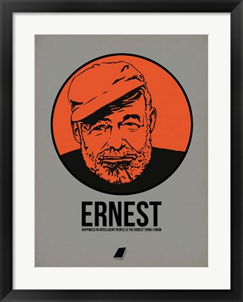 Framed Ernest 1 Print