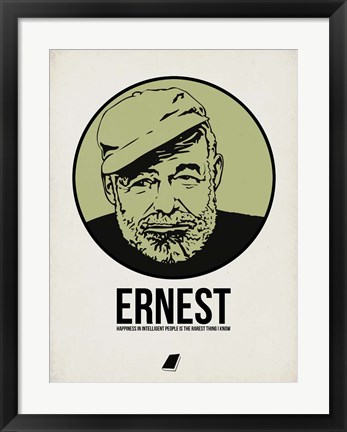 Framed Ernest 2 Print