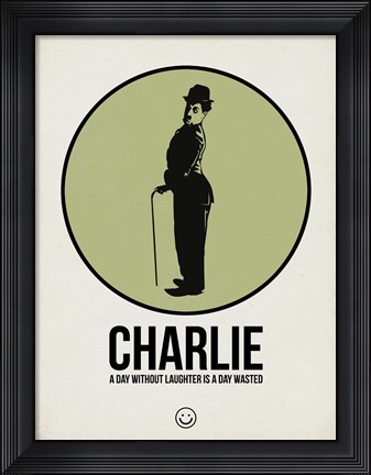 Framed Charlie 1 Print