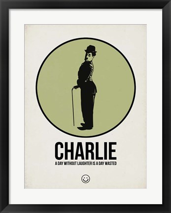 Framed Charlie 1 Print