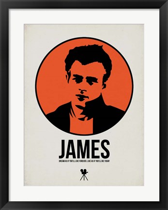 Framed James 1 Print