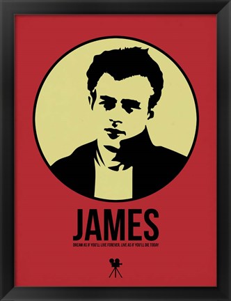 Framed James 2 Print