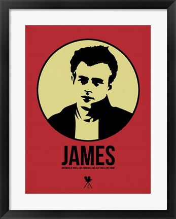 Framed James 2 Print