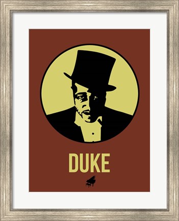 Framed Duke 1 Print