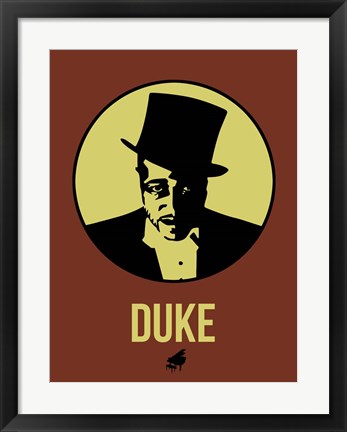 Framed Duke 1 Print