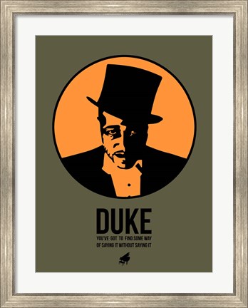 Framed Duke 2 Print