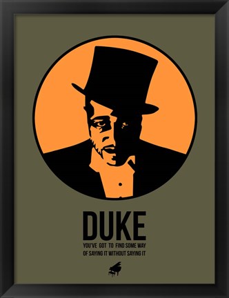 Framed Duke 2 Print