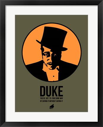 Framed Duke 2 Print
