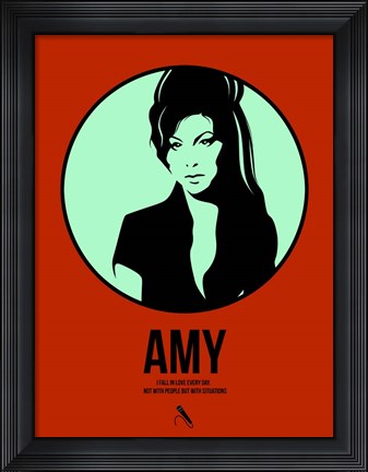Framed Amy 1 Print
