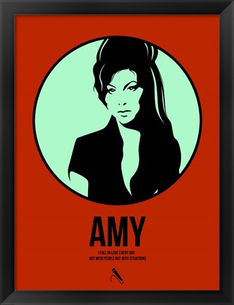 Framed Amy 1 Print