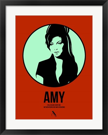 Framed Amy 1 Print