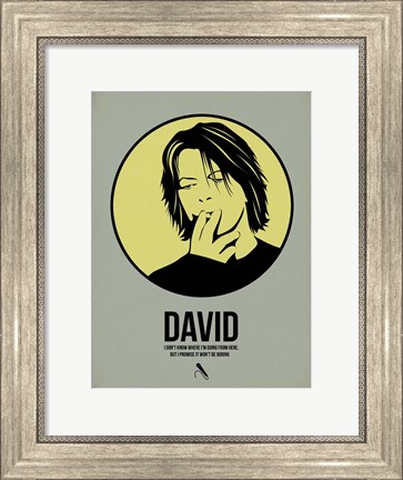 Framed David  4 Print