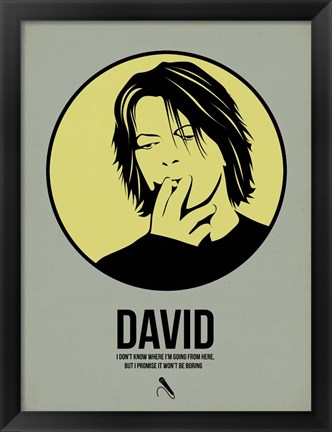 Framed David  4 Print