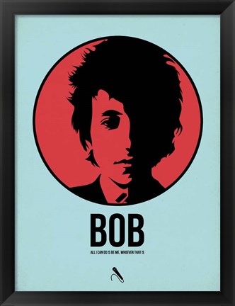 Framed Bob 2 Print