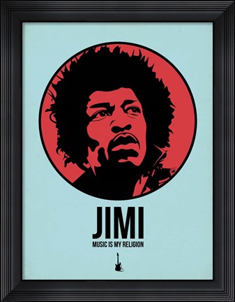 Framed Jimi 2 Print