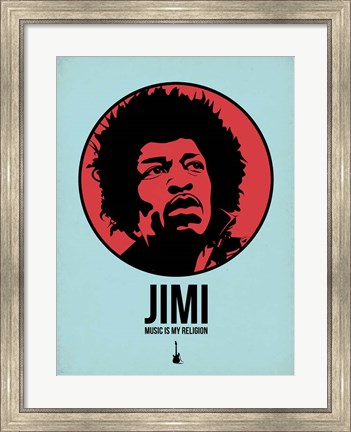 Framed Jimi 2 Print