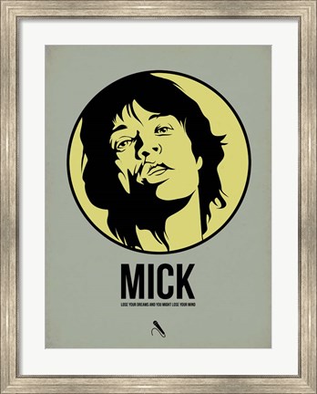 Framed Mick 1 Print