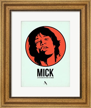 Framed Mick 2 Print