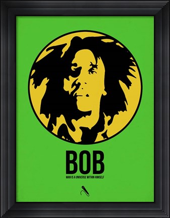 Framed Bob 3 Print