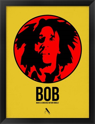 Framed Bob 4 Print