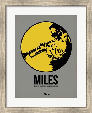 Framed Miles 2 Print
