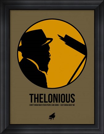 Framed Thelonious 2 Print