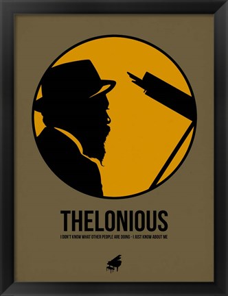 Framed Thelonious 2 Print