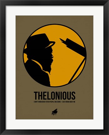 Framed Thelonious 2 Print