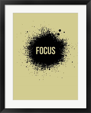 Framed Focus Grey Print