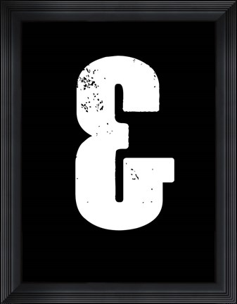 Framed Ampersand  3 Print