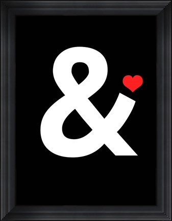 Framed Ampersand 4 Print
