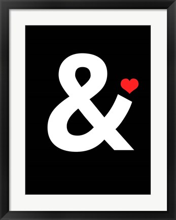 Framed Ampersand 4 Print