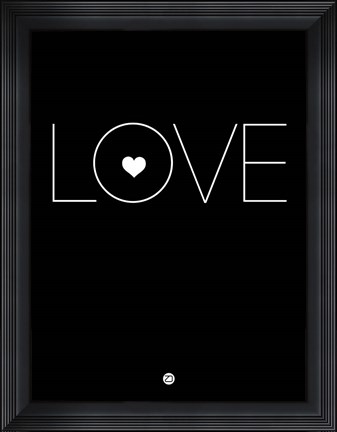 Framed Love Black Print