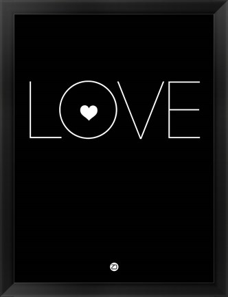 Framed Love Black Print