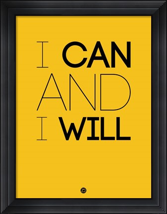 Framed I Can And I Will 2 Print