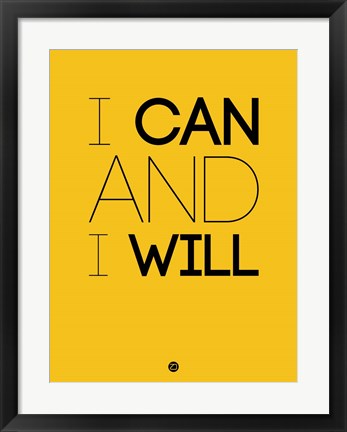 Framed I Can And I Will 2 Print